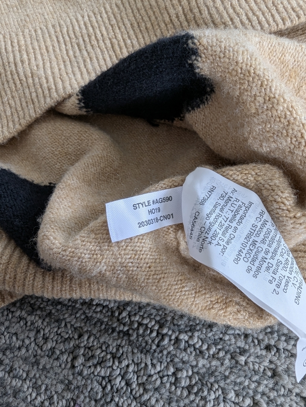 Madewell Dot Graystone Pullover Sweater in Coziest Yarn Heather Camel - Picture 11 of 11